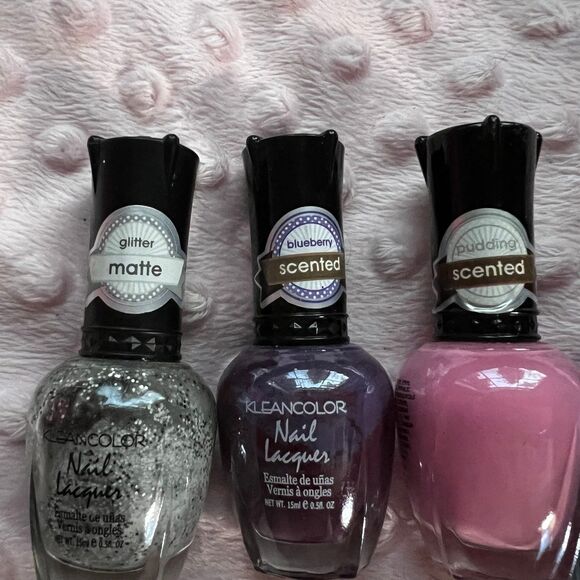 Kleancolor Nail Polish Bundle 5 Bottles Scented - Picture 2 of 3